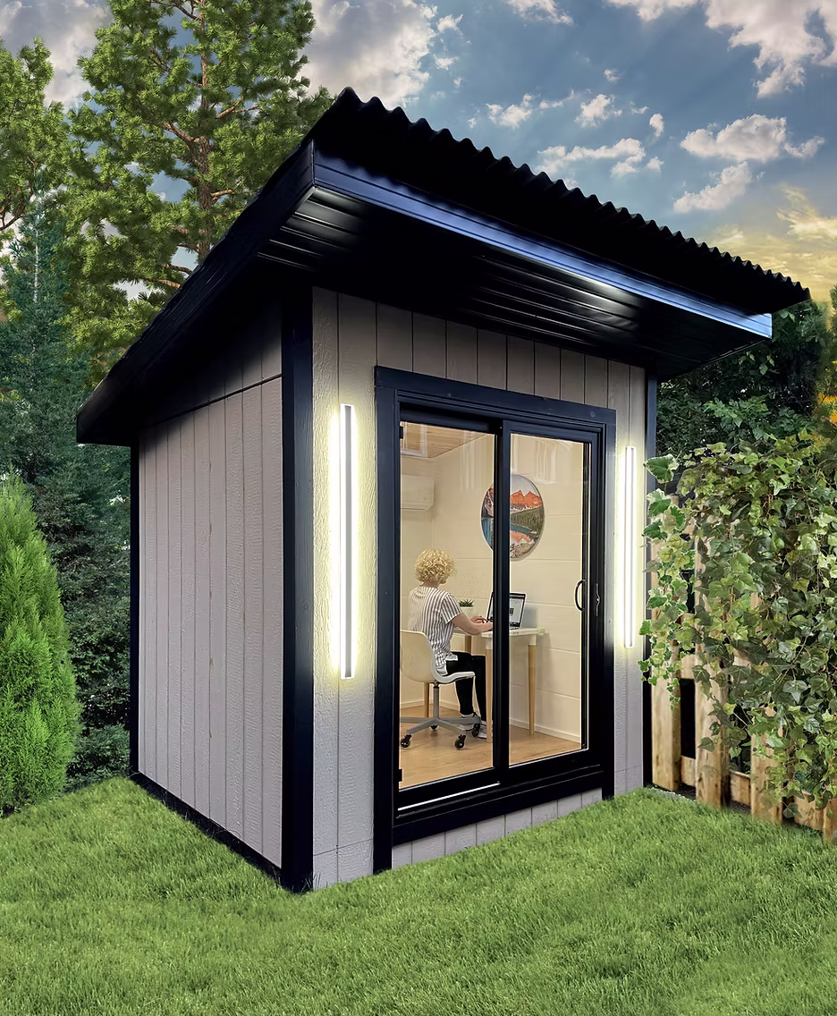 A backyard office in Toronto